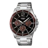 Casio Quartz Limited Edition Waterproof Unisex Mens Silver Analog In Metallic