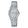 Casio Quartz Stainless Steel Strap Silver Analog
