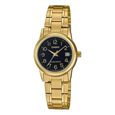 Casio Quartz Stainless Steel Strap Waterproof Gold Analog