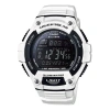 Casio Quartz Watch Waterproof Resin Strap In White
