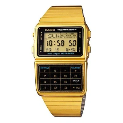 Casio Quartz Waterproof Analog Mens Gold Digital