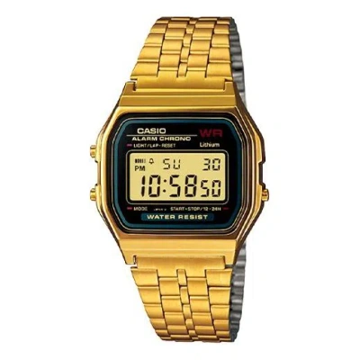 CASIO CASIO QUARTZ WATERPROOF ANALOG UNISEX MENS GOLD DIGITAL
