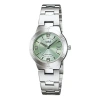 Casio Quartz Waterproof Green Analog In Metallic
