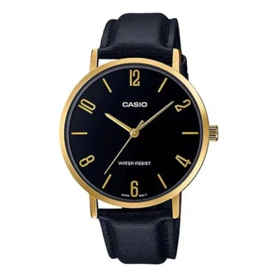 Casio Quartz Waterproof Mens Black Analog