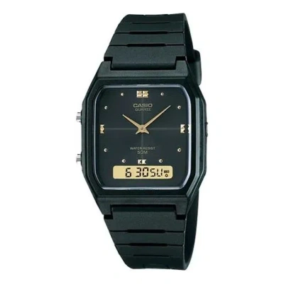 Casio Quartz Waterproof Mens Black Analog