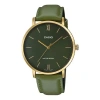 Casio Quartz Waterproof Mens Dark Green Analog