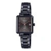 Casio Quartz Waterproof Sapphire Crystal Sheen Black Analog