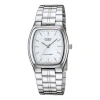 Casio Quartz Waterproof Silver Analog In Metallic