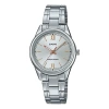 Casio Quartz Waterproof Silver Analog In Metallic