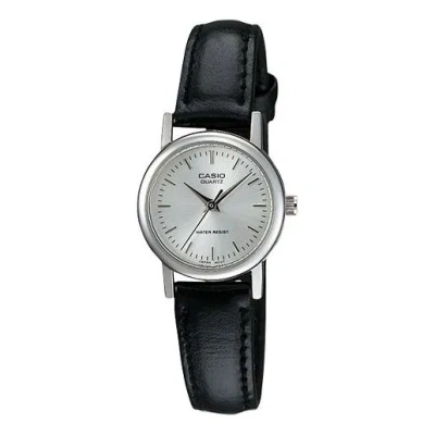 Casio Quartz Waterproof Silverblack Analog In Black