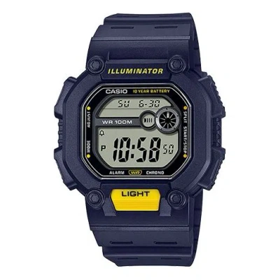 Casio Quartz Waterproof Sports Analog Mens Blue Digital