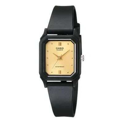 Casio Quartz Waterproof Sports Gold Analog In Black