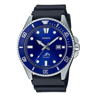 Casio Quartz Waterproof Sports Mens Blue Analog