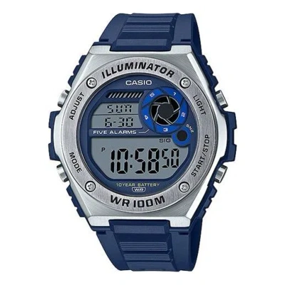 Casio Quartz Waterproof Sports Mens Blue Digital