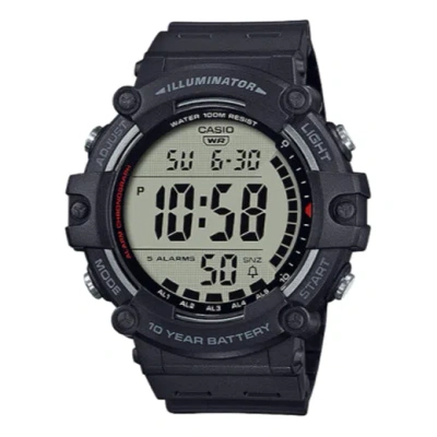 Casio Quartz Waterproof Sports Shockproof Mens Black Digital