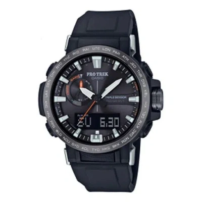 CASIO CASIO QUARTZ WATERPROOF SPORTS SOLAR POWERED MENS BLACK ANALOG/DIGITAL COMBO