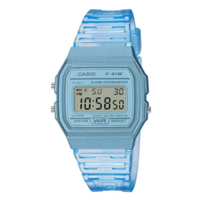 Casio Quartz Waterproof Sports Unisex Mens Blue Digital