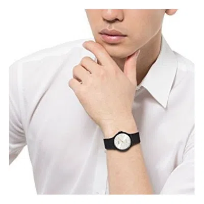 Casio Quartz Waterproof Sports White Dial Mens White Analog In Black
