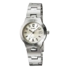 Casio Quartz Waterproof White Analog In Metallic