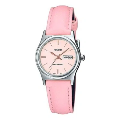 Casio Quartz Waterproof White Analog In Pink