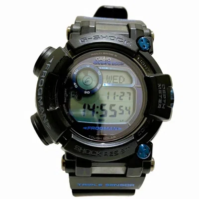 Pre-owned Casio Resin Stainless Steel Wristwatch () In Multi