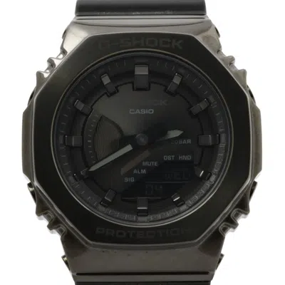 Pre-owned Casio Resin Stainless Steel Wristwatch () In Multi