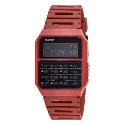 Casio Resin Watch In Red