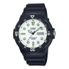 Casio Retro Fashion Analog Classic Pointers Watch 'black White Green'
