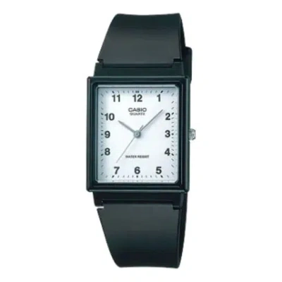 Casio Retro Fashion Analog Cube Watch 'black' In Green