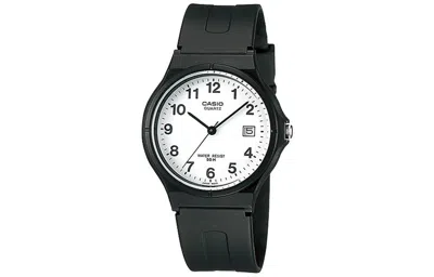 CASIO CASIO RETRO FASHION BUSINESS ANALOG RESIN STRAP WATCH 'WHITE BLACK'