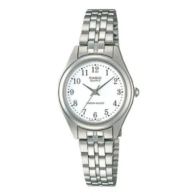 Casio Retro Fashion Business Casual Analog Watch 'silver Steel' In Gray