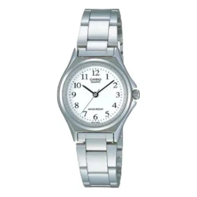 Casio Retro Fashion Casual Analog Watch 'silver Black White'
