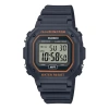 Casio Retro Waterproof Classic Small Cube Brown Watch 50m Waterproof Resin Strap Black Analog In Blue