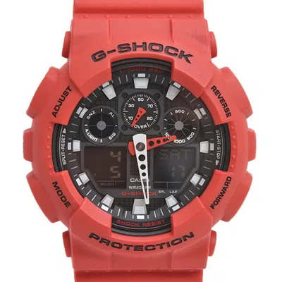 Pre-owned Casio Rubber Stainless Steel Wristwatch () In Multi