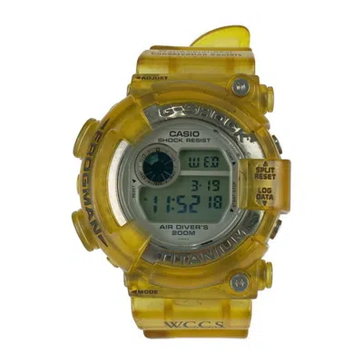 Pre-owned Casio Rubber Titanium Wristwatch () In Multi