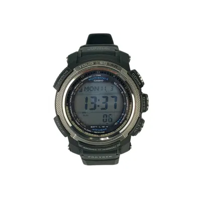 Pre-owned Casio Rubber Wristwatch () In Multi