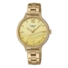 Casio Seawave Subject Fashion 3d Minimalistic Watch Sapphire Crystal Gradient Gold