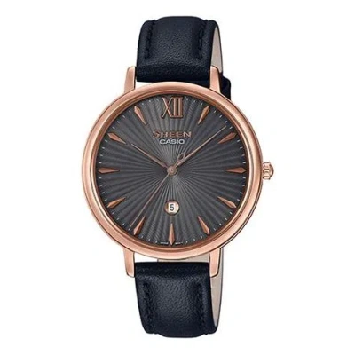Casio Sheen Analog Watch 'black Gold'