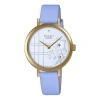 Casio Sheen Minimalistic Analog Watch 'crystal Light Blue White'