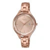 Casio Sheen Minimalistic Business Analog Watch 'rose Gold Pink'