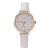 Casio Sheen Minimalistic Rhombus Analog Watch 'gold Pale Pink' In Purple