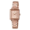 Casio Sheen Sapphire Crystal Rose Gold Analog