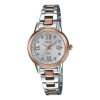Casio Sheen Sapphire Crystal Stainless Steel Strap Quartz Waterproof Solar Powered Silver Analog