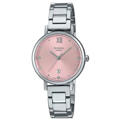 Pre-owned Casio Sheen Series She-4540d-4a Minimalist Design Watch【shipping From Taiwan】