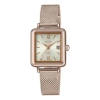 Casio Sheen Solar Powered Quartz Waterproof Sapphire Crystal Rose Gold Analog
