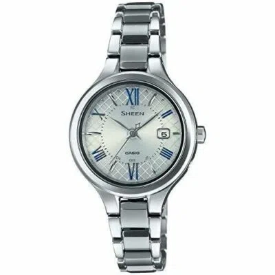 Pre-owned Casio Sheen Titanium Series Shw-7000td-7ajf Solor Women's Watch In Box
