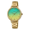 Casio Sheen Universe Starry Sky Subject Stylish Simplicity Thin And Light Watch Gradient Gold Analog