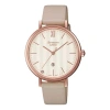 Casio Sheen Waterproof Quartz Sapphire Crystal Pink Analog In Neutral