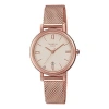 Casio Sheen Waterproof Quartz Sapphire Crystal Rose Gold Analog