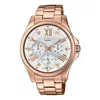 Casio Sheen Waterproof Rose Gold Analog In Pink
